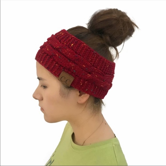 Knit ear warmer head bands in 4 different colors - Picture 5 of 7